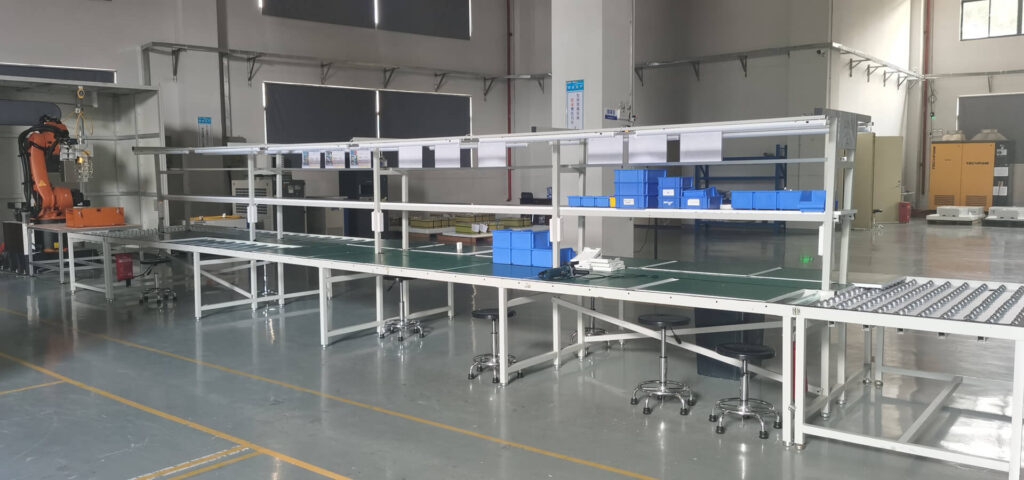 Lithium battery production line display